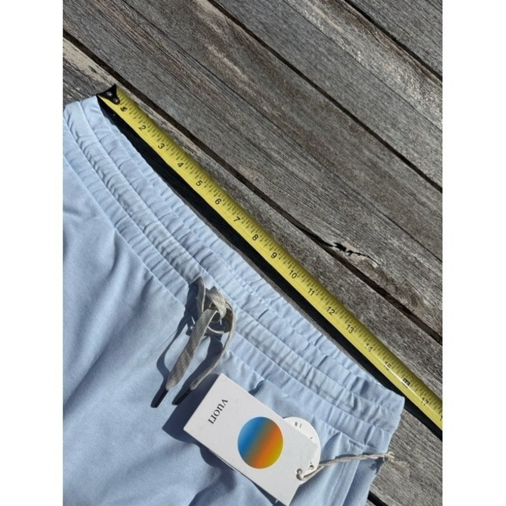 VUORI Halo Essential Wide Leg Pant Soft Sky Heather Blue Size Large NWT 🩵✨ - Picture 3 of 5